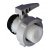 Fustiplast/Flubox slide valve Grey - S78x6 > S60x6