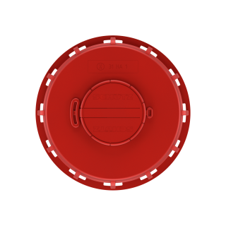 Couvercle Schütz NW150 rouge  - G2 + Ventille - TPE-V
