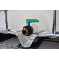IBC Adapter S60x6 + 1" GEKA Plus koppeling (PE-HD)