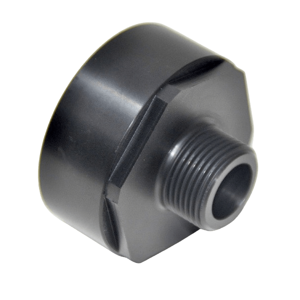 IBC-adapter 2" BSP > 1" BSP han (PE-HD)