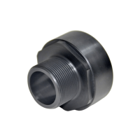 IBC-adapter 2" BSP > 1"1/2 BSP han (PE-HD)