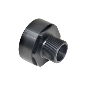 IBC-adapter 2" NPS > 1"1/4 BSP han (PE-HD)