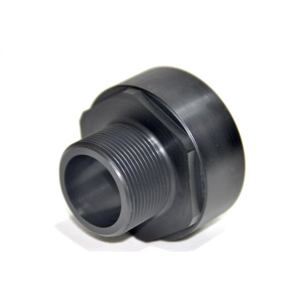 Adaptador IBC S75x6 > 1"1/2 BSP Macho (PE-HD)