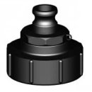 IBC Adapter S100x8 mit Kamlok Part A (Polypropylen)