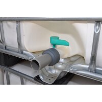 IBC Adapter 2"1/8 BSP > 50mm PVC buis