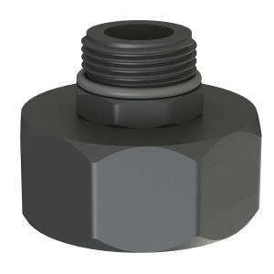 Adattatore IBC S60x6 > 1" BSP maschio con O-ring (polipropilene)