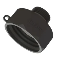 Adattatore IBC S60x6 > 1" BSP maschio con O-ring (polipropilene)