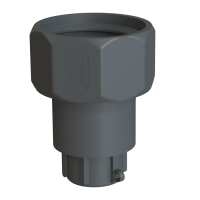 Adapter IBC S60x6 z łącznikiem obrotowym > 3/4" BSP żeński (polipropylen)