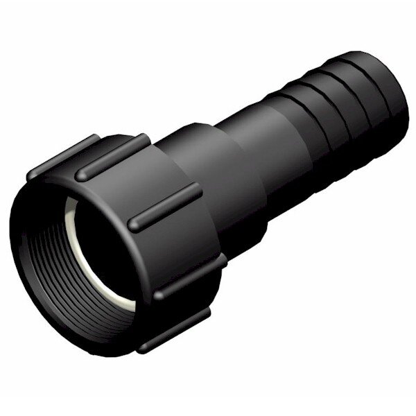 Adapter IBC 2" NPS obrotowa złączka > 38 mm (1"1/2) końcówka węża (polipropylen)