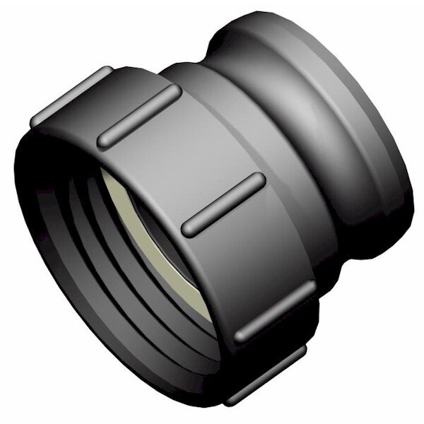 IBC-adapter S100x8 > 3" camlock del A (polypropylen)
