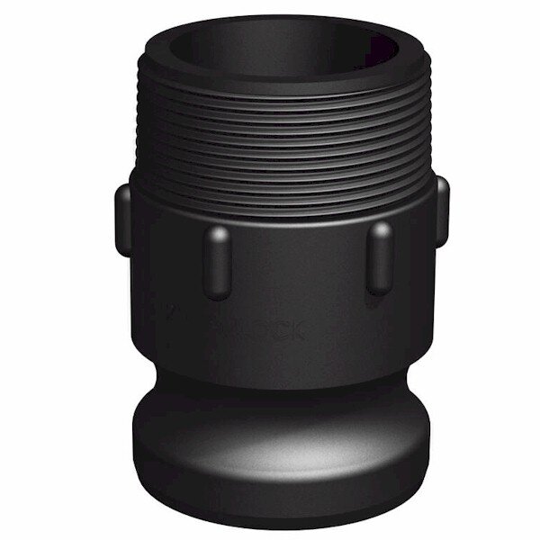 2" Kamlok Part F > 2" NPT AG  (Polypropylen)