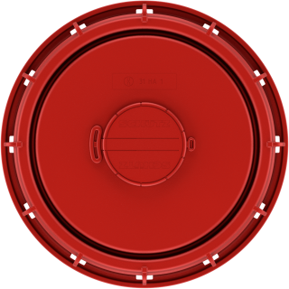 Rode Schütz IBC deksel NW225 - 2G + Ventil - EPDM