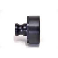 IBC-sovitin 2"1/8 BSP > 1" Camlock osa A (PE-HD)