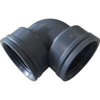 PP- Albue 90° 2x 1"1/4 indvendigt gevind -...