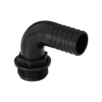 PP- Bicos de mangueira 90° x Rosca macho Ø...