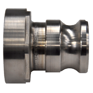 IBC Adapter S60x6 > 1"1/4 Camlock Part A (RVS)