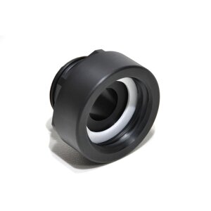 Adaptadores de IBC 2"1/8 BSP com rosca macho para leite (PE-HD)