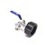 IBC Adapter S60x6 + 3/4" Blauen MT Messing Kugelauslaufhahn mit Kupplung (PE-HD)