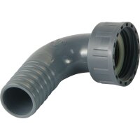 PP- 90° Hose Nozzles x Swivel ring nut Ø 40mm...