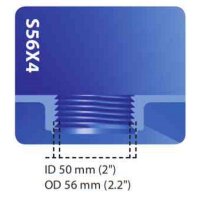 Bubnové adaptéry S56x4 s vnitřním závitem (PE-HD)