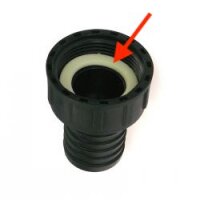 Flad EPDM-pakning til indvendigt gevind