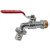 Red MT® Ball faucets 1/2" with locking hole -...