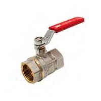 Robinet cu bilă din alamă roșie MT® cu 2x 3/4"...