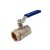 Blue MT® Ball valve with 2x 3/4" female thread...