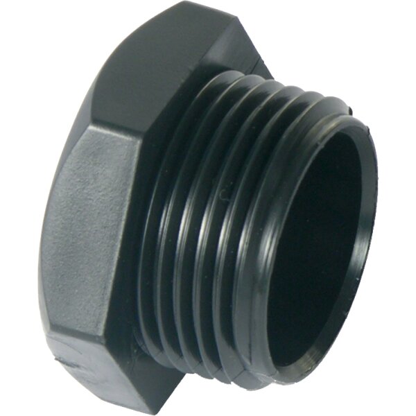 PP- Zástrčka samec - černá 3/4" M