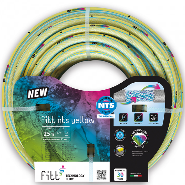 Gartenschlauch FITT NTS YELLOW 15mm (5/8") 50 Meter