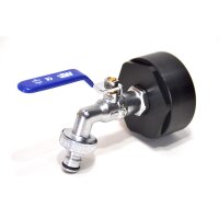 IBC Adapter 2"1/8 BSP + plavi 3/4" MT mesing...