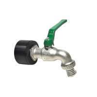 Adattatore IBC 2" BSP + rubinetto a sfera in ottone...