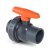 VDL PVC-U ball valve EPDM 1-gang union 2-gang glue sleeve 40mm