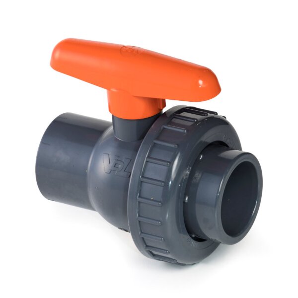 VDL PVC-U kogelkraan - EPDM 1x koppeling -2x lijmmof 50mm