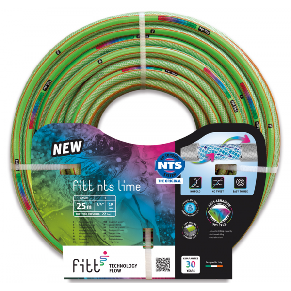 Trädgårdsslang FITT NTS LIME 15mm (5/8") 15 meter