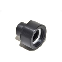 IBC-adapter S60x6 > 1"1/4 BSP hona - svängbar stos (PE-HD)