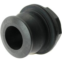 Push-in tank lead-through Tank screw connection x 2" BSP external thread - Black