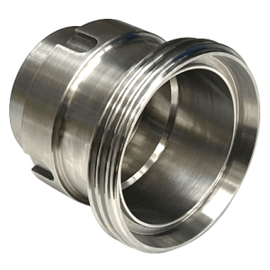 Raccord IBC S60x6 > DN65 (Rd95x1/6") Mâle laitier (Inox)