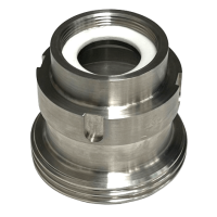 Adaptador de IBC S60x6 > DN100 (Rd130x1/4") Rosca de leite macho (SS)