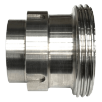 Raccords IBC 2"1/8 BSP > DN100 (Rd130x1/4") Mâle laitier (Inox)