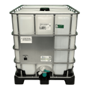 Neue 1000L IBC-Container auf Kunststoffpalette - UN-FDA "Greif"