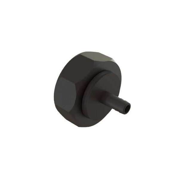 Raccord IBC S100x8 > 19mm (3/4") embout cannelé rotative (Polypropylène)