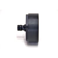 Adaptador IBC 2"1/8 BSP > Conector para mangueira de jardim 12,5 mm (1/2") (PE-HD)