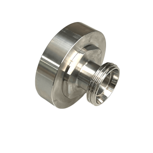 IBC-adapter S100x8 > DN32 (Rd58x1/6") udvendigt mælkegevind (SS)