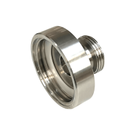 IBC-adapter S100x8 > DN32 (Rd58x1/6") udvendigt mælkegevind (SS)