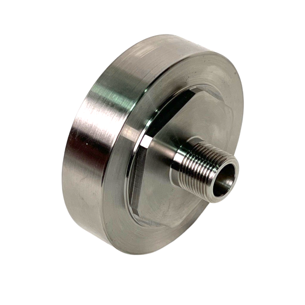 IBC-adapter S100x8 > 3/4" BSP udvendigt gevind (SS)