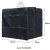 Black UV-cover for IBC container of 600 liter