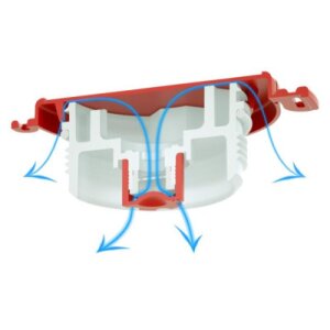 Wewnętrzna zaślepka aeratora i odgazowywacza G2"...
