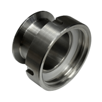 IBC Adapter S100x8 > Tri-Clamp DN65 (TC 91mm x Ø 66mm) (RVS)