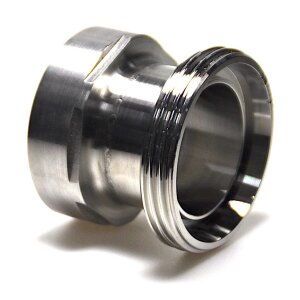IBC-adapter 2"1/8 BSP > SMS 63 (Rd85 x 1/6") (SS)